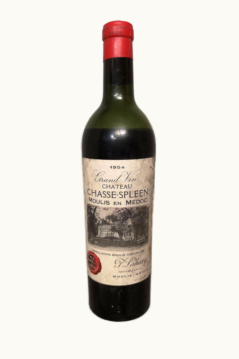 Château Chasse-Spleen Chasse-Spleen Moulis, Médoc, Bordeaux, France, 1954