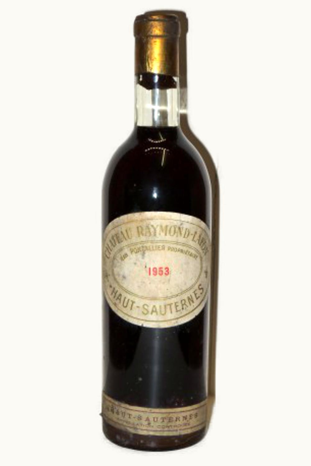Château Raymond-Lafon Château Raymond-Lafon Sauternes, Bordeaux, France, 1954