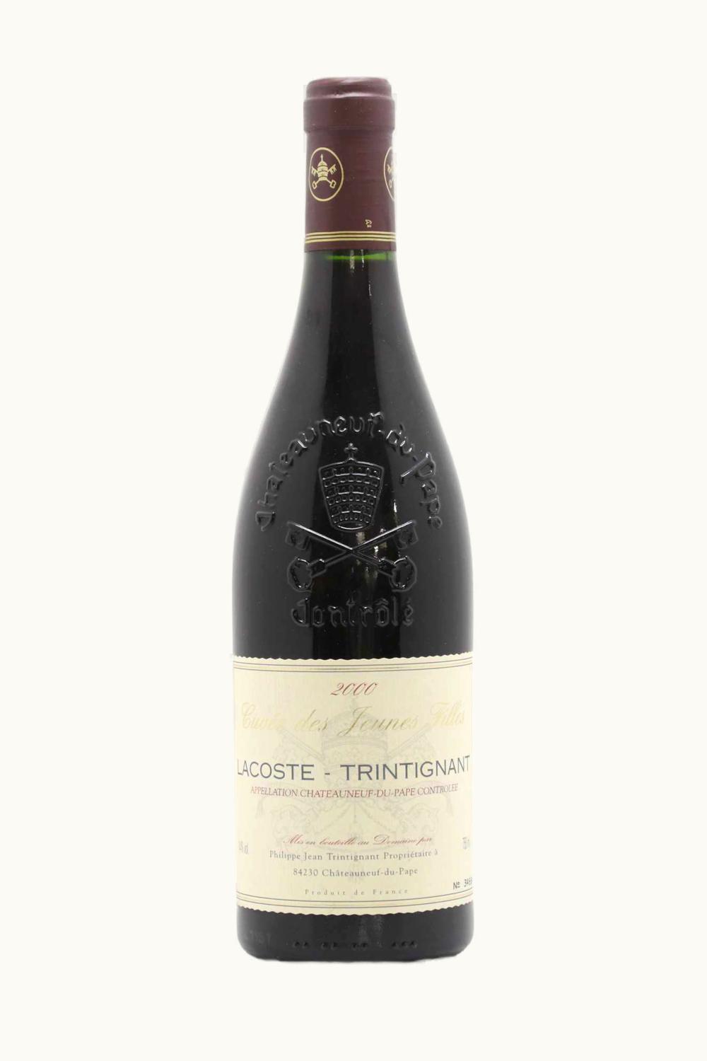 Lacoste-Trintignant Lacoste-Trintignant Cuvée de Jeune Filles Châteauneuf-du-Pape, Rhône, France, 1954