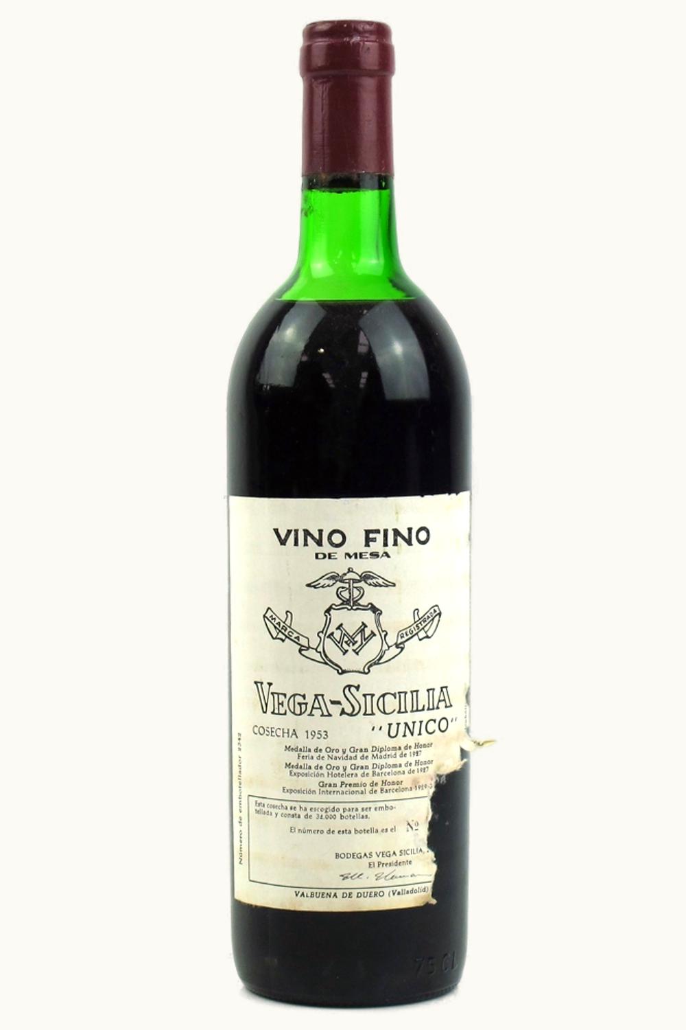 Vega Sicilia Vega Sicilia Unico Gran Reserva, Ribera del Duero, Castilla y León, Spain, 1953