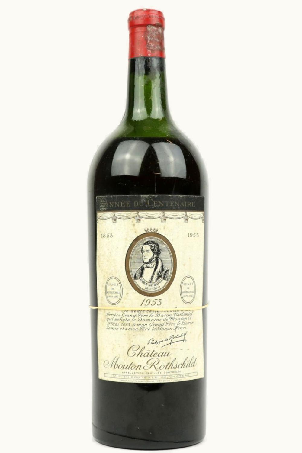 Château Mouton Rothschild Pauillac, Médoc, Bordeaux, France, 1953