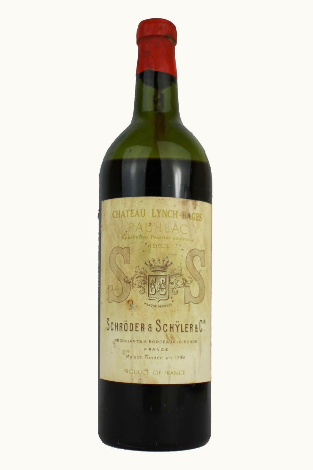Château Lynch-Bages Château Lynch-Bages Pauillac, Médoc, Bordeaux, France, 1953