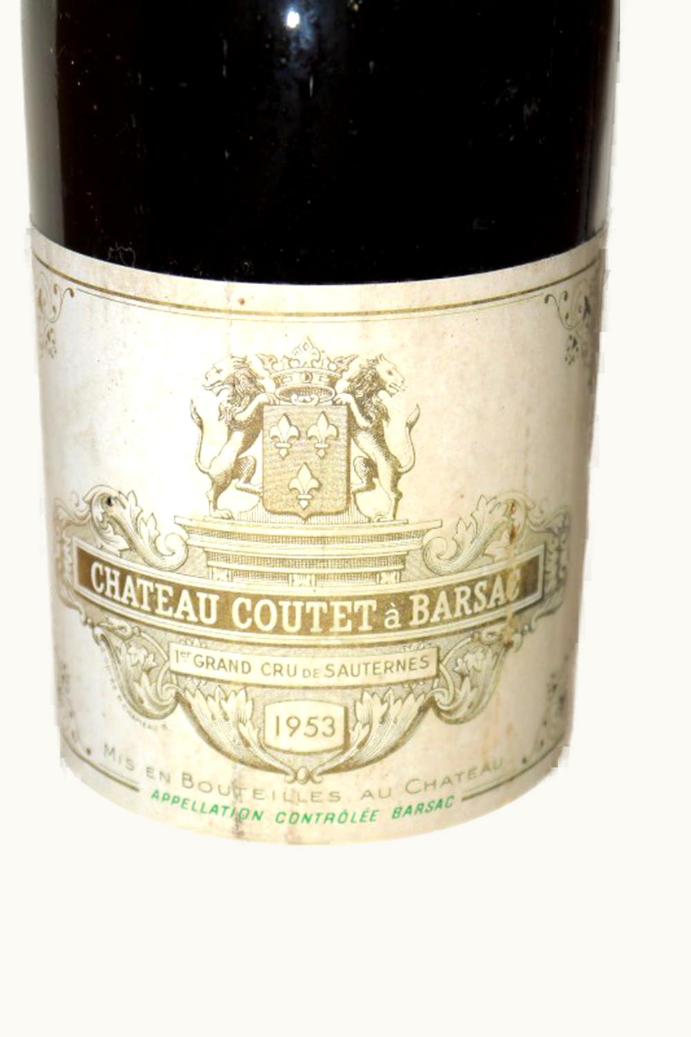 Château Coutet Château Coutet Barsac, Sauternes, Bordeaux, France, 1953
