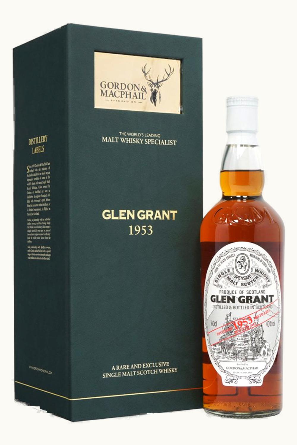 Gordon & MacPhail Gordon & MacPhail Glen Grants Vintage Single Malt, Speyside, Scotland, 1953
