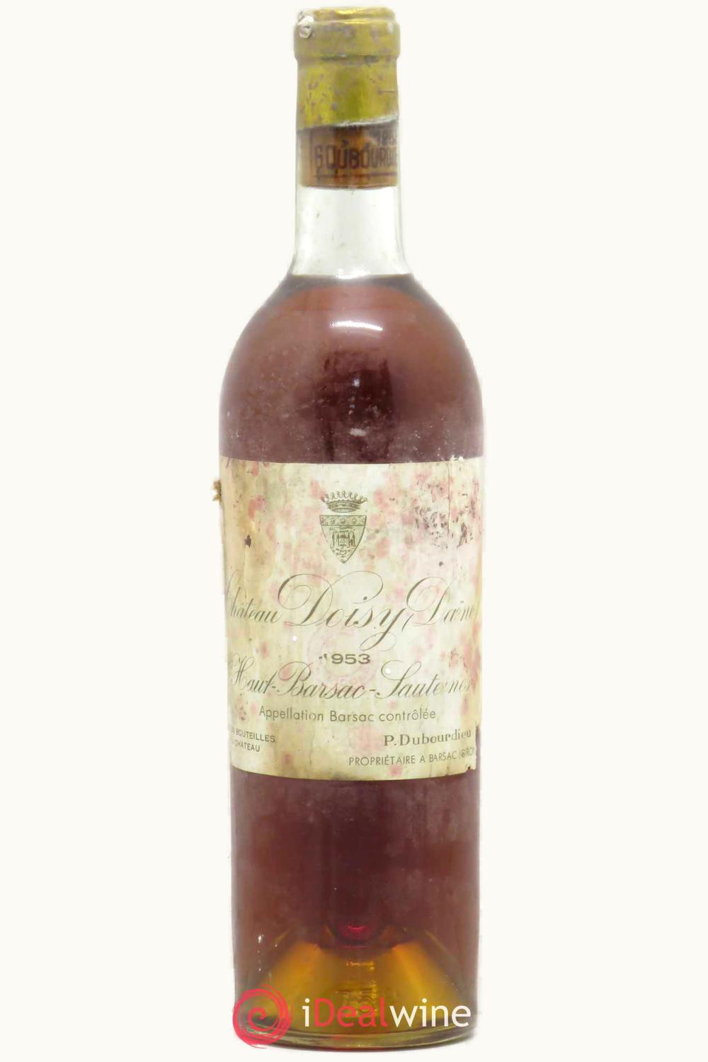 Château Doisy Daëne Château Doisy Daëne Doisy-Daëne Grand Sec Bordeaux, France, 1953
