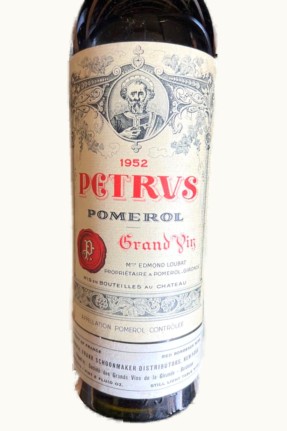 Château Pétrus Château Pétrus Pomerol, Bordeaux, France, 1952