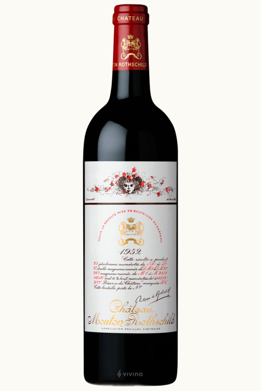 Château Mouton Rothschild Pauillac, Médoc, Bordeaux, France, 1952