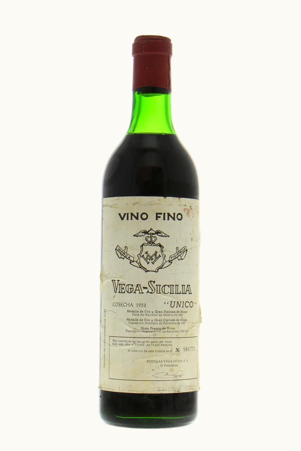 Vega Sicilia Vega Sicilia Unico Gran Reserva, Ribera del Duero, Castilla y León, Spain, 1952