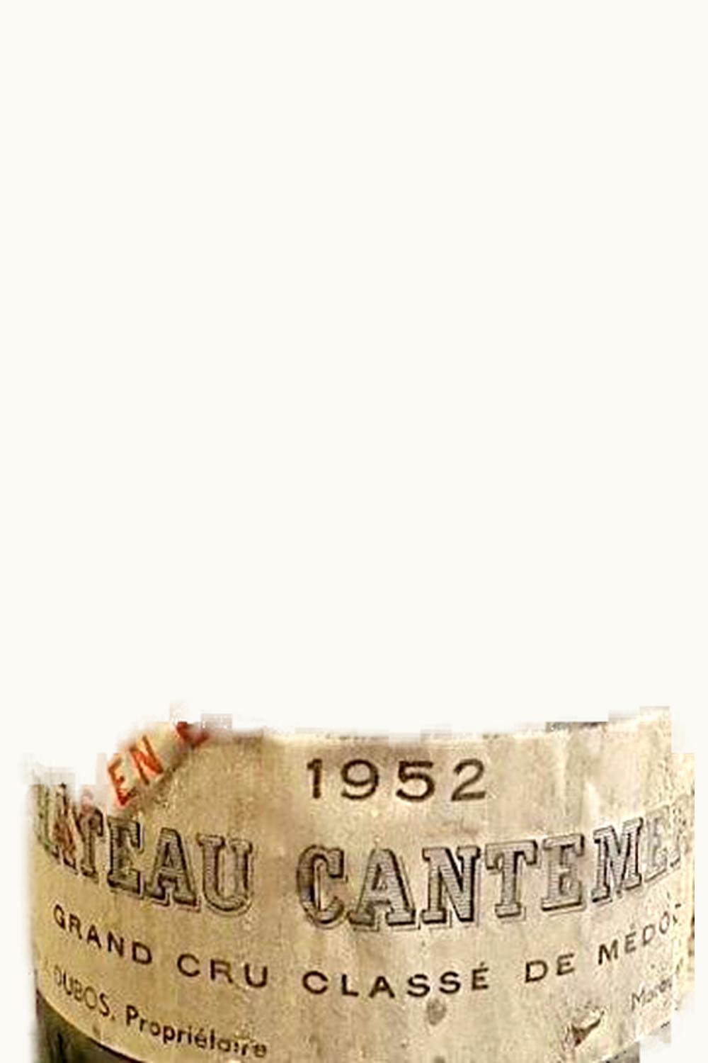 Château Cantemerle Château Cantemerle Haut-Médoc, Bordeaux, France, 1952