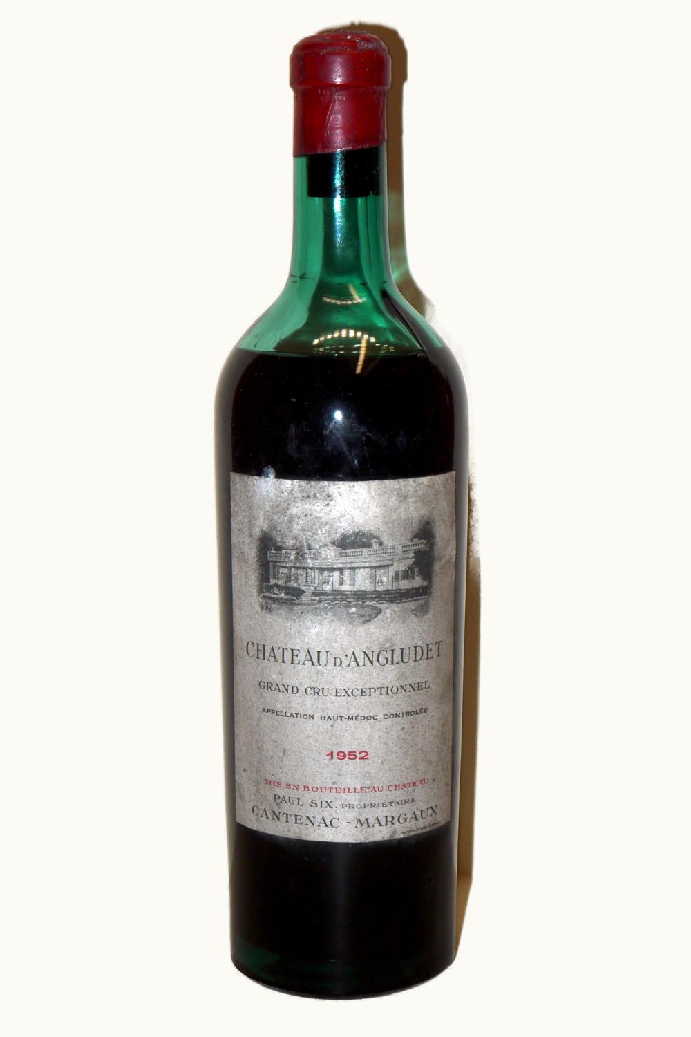 d'Angludet d'Angludet Margaux, Médoc, Bordeaux, France, 1952