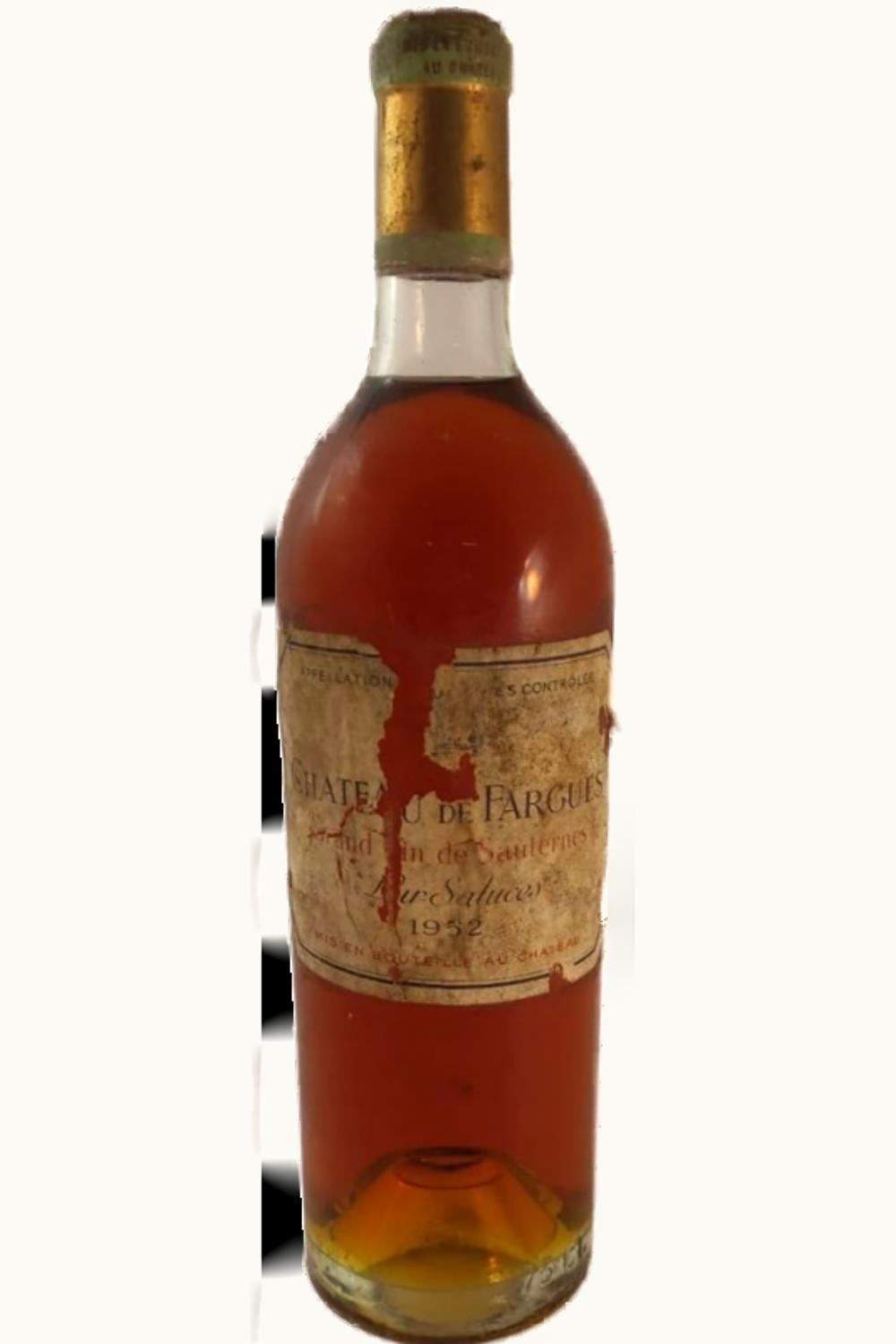 Château de Fargues de Fargues Sauternes, Bordeaux, France, 1952