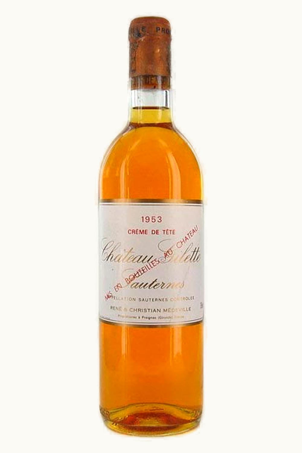 Gilette Crème de Tête Gilette Crème de Tête Sauternes, Bordeaux, France, 1952