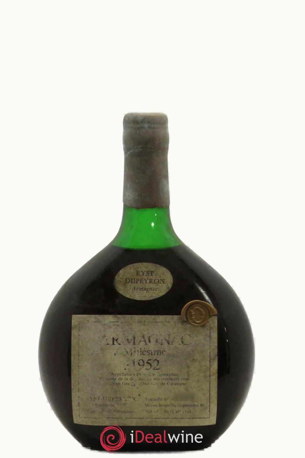 Dupeyron Dupeyron Vintage Armagnac, France, 1952