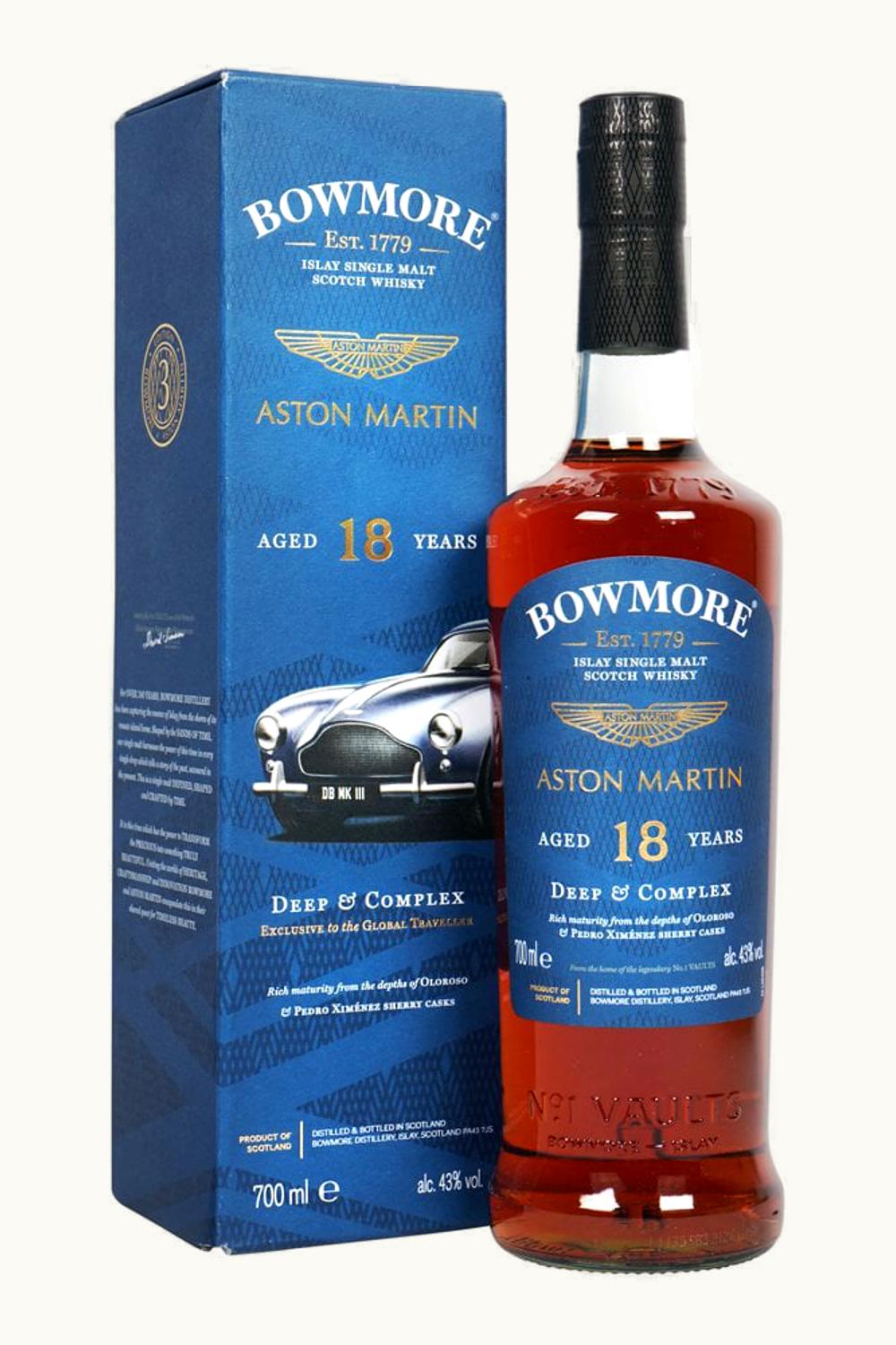 Bowmore Bowmore Ashton Martin Deep Eighteen Old Single Malt Scotch Whisky, Islay, Scotland, 1952
