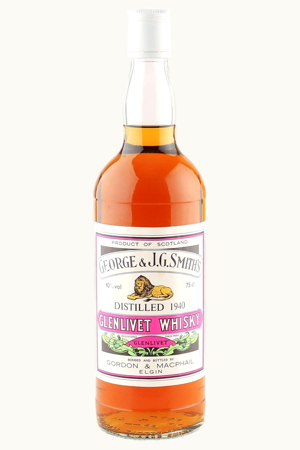 Gordon & MacPhail Gordon & MacPhail George J.G. Smith's Glenlivet Forty Year Old Single Malt Scotch Whisky, Speyside, Scotland, 1951