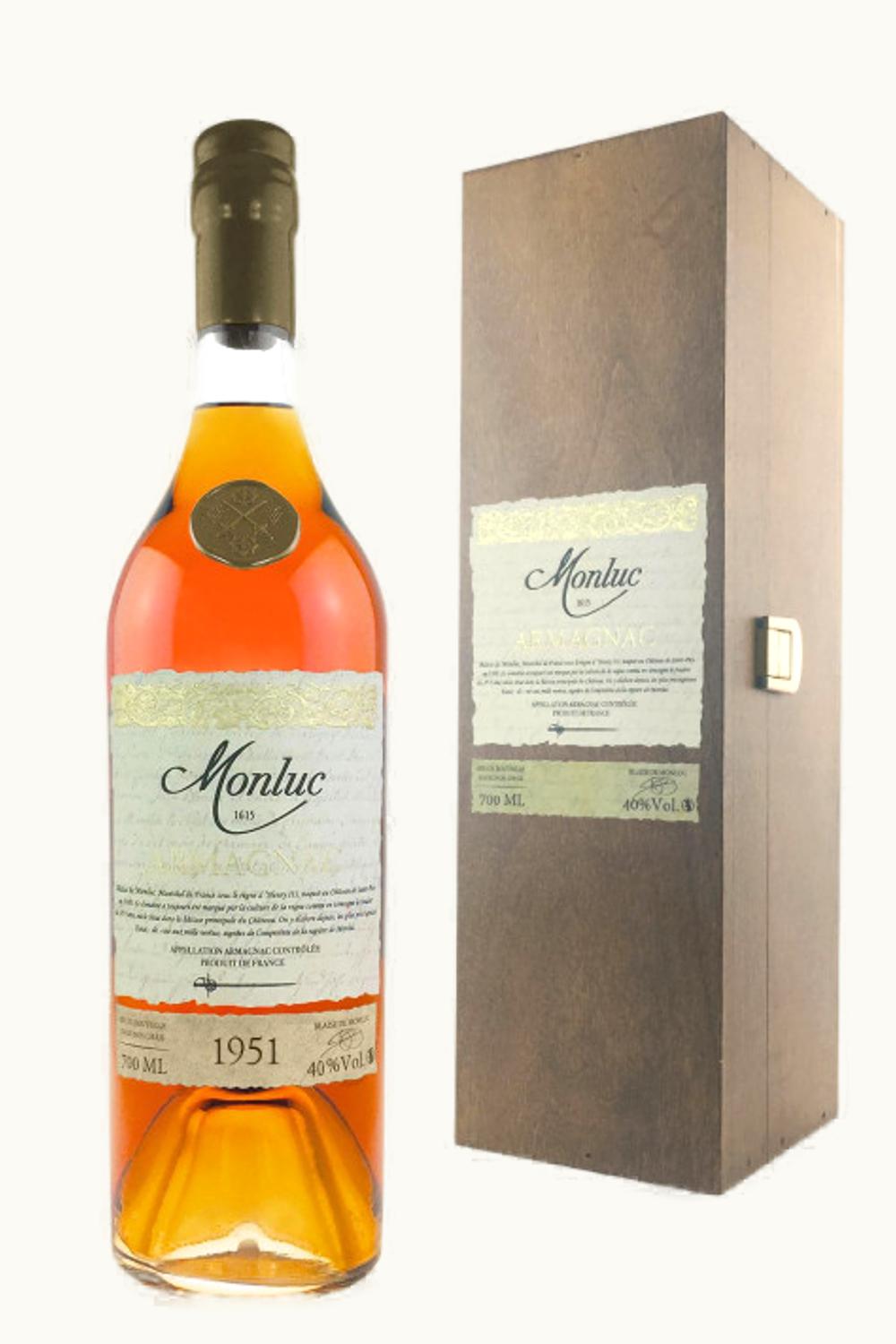 Monluc Monluc Millésime Armagnac, France, 1951