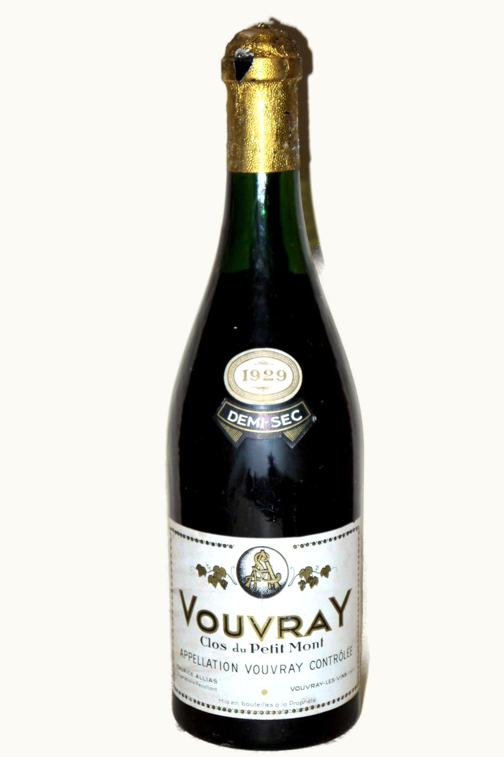 Domaine Allias Domaine Allias Clos du Petit Mont Vouvray Moelleux, Touraine, Loire, France, 1951