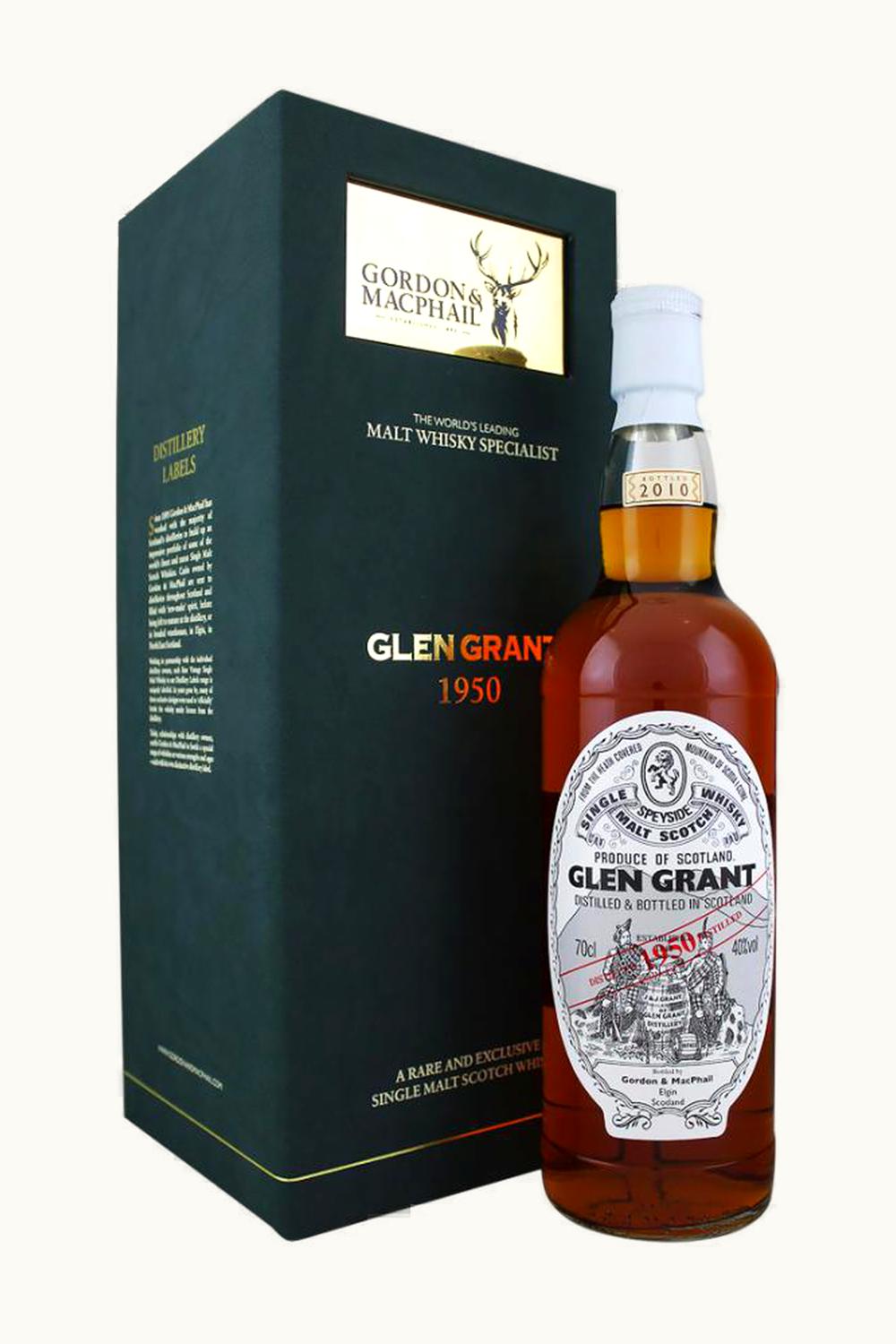 Gordon & MacPhail Gordon & MacPhail Glen Grant's Vintage Single Malt Scotch Whisky, Speyside, Scotland, 1950