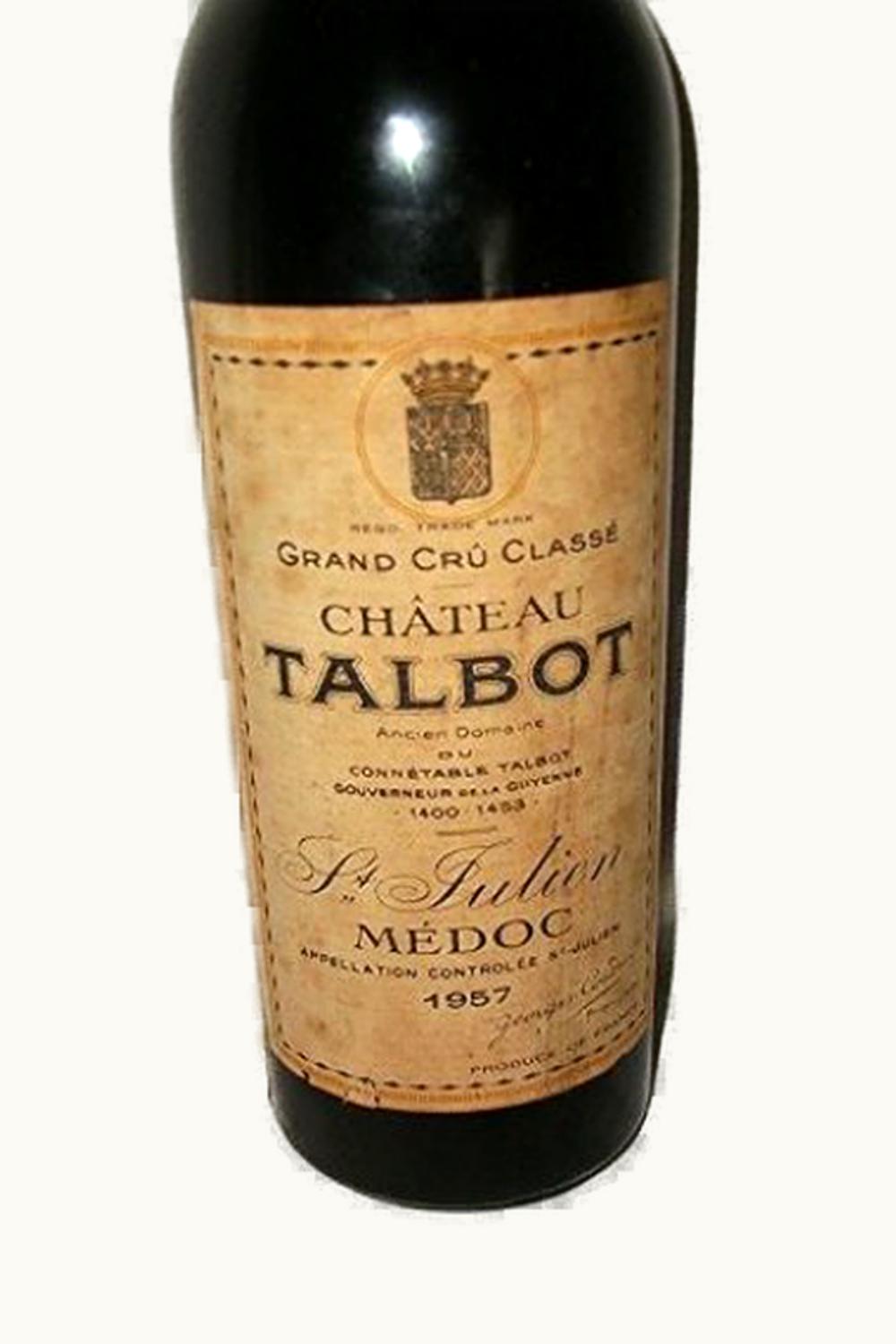 Chateau Talbot Chateau Talbot St. Julien, Médoc, Bordeaux, France, 1950