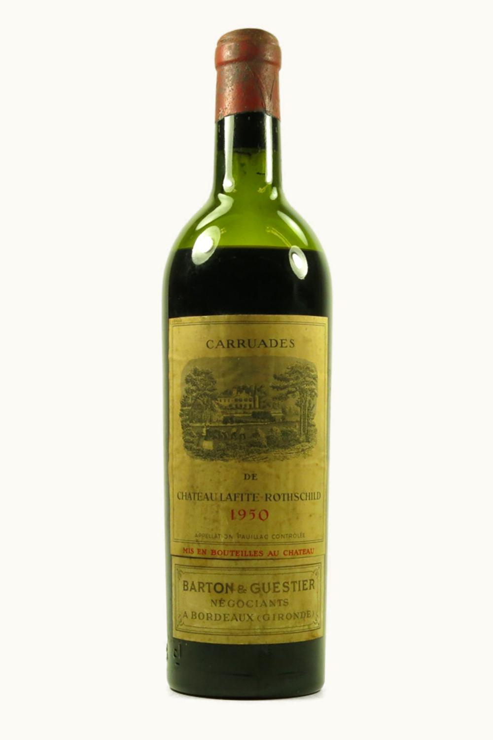 Château Lafite Rothschild Carruades de Pauillac, Médoc, Bordeaux, France, 1950