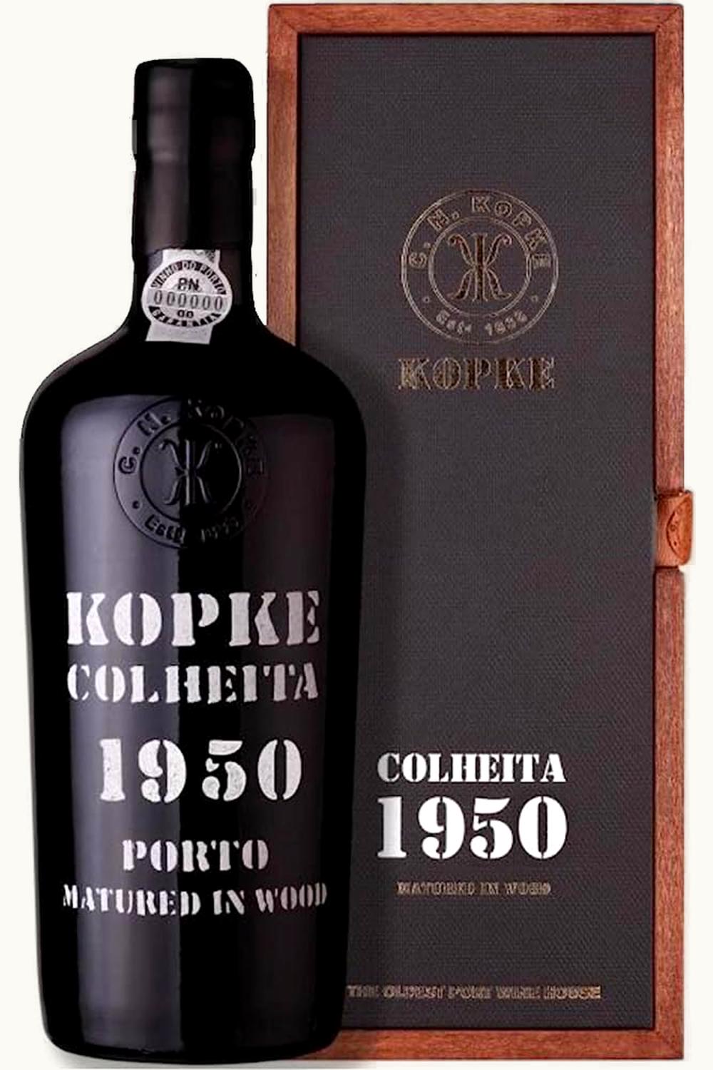 Kopke Kopke Colheita Port, Oporto, Douro, Portugal, 1950