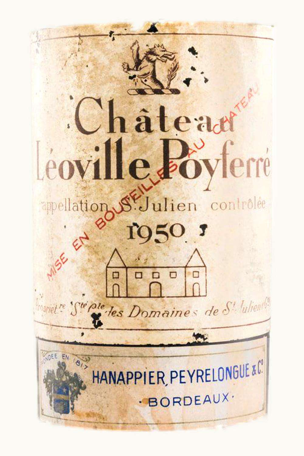 Château Léoville Poyferré Château Léoville Poyferré St. Julien, Médoc, Bordeaux, France, 1950