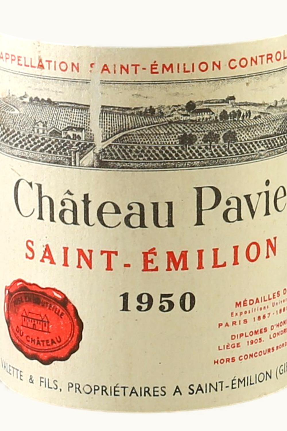 Château Pavie Château Pavie St. Émilion Grand Cru, Bordeaux, France, 1950
