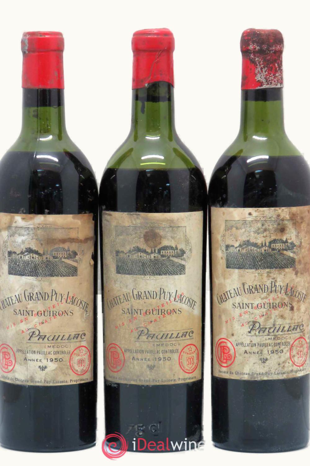 Château Grand-Puy-Lacoste Château Grand-Puy-Lacoste Pauillac, Médoc, Bordeaux, France, 1950