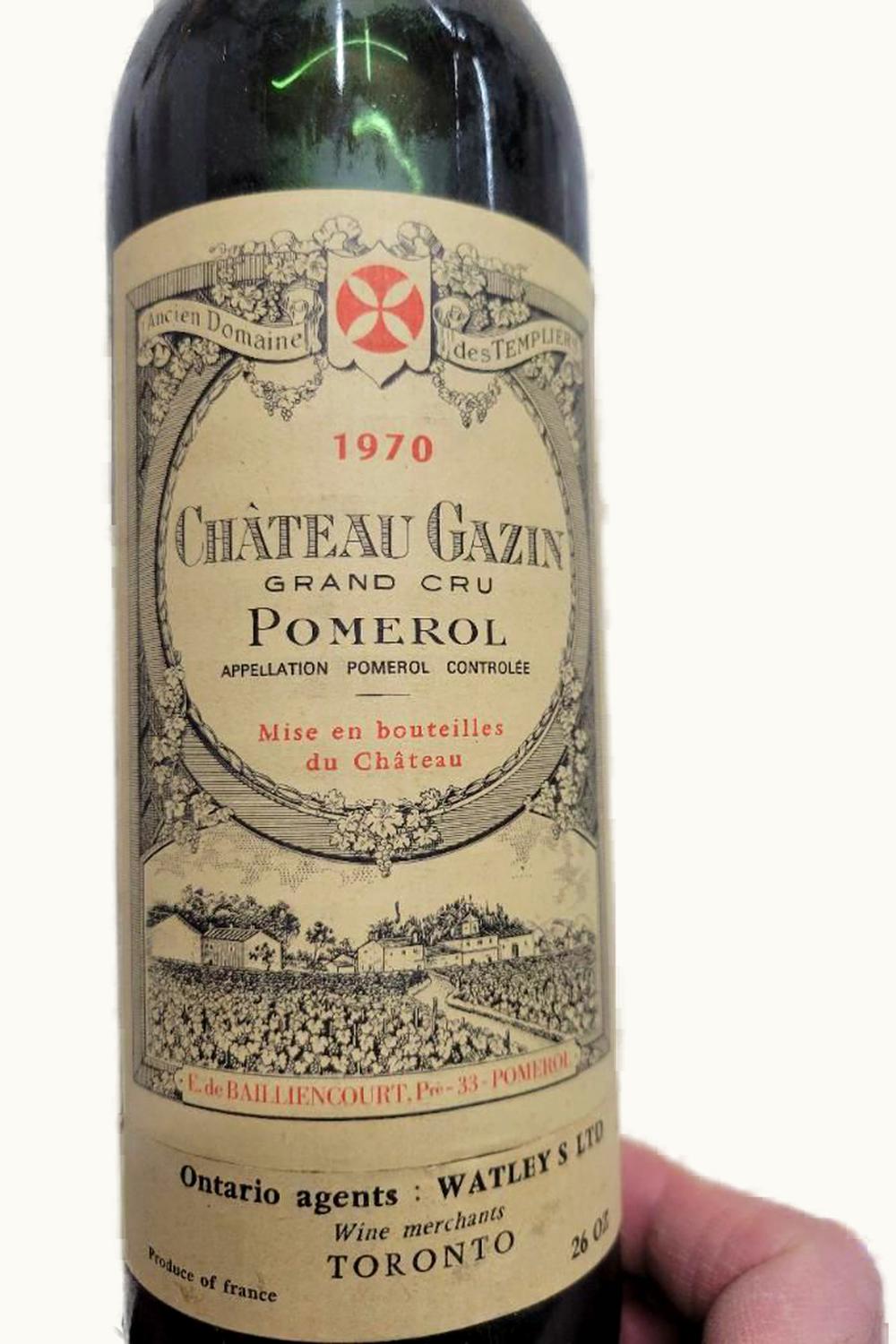 Château Gazin Gazin Pomerol, Bordeaux, France, 1950