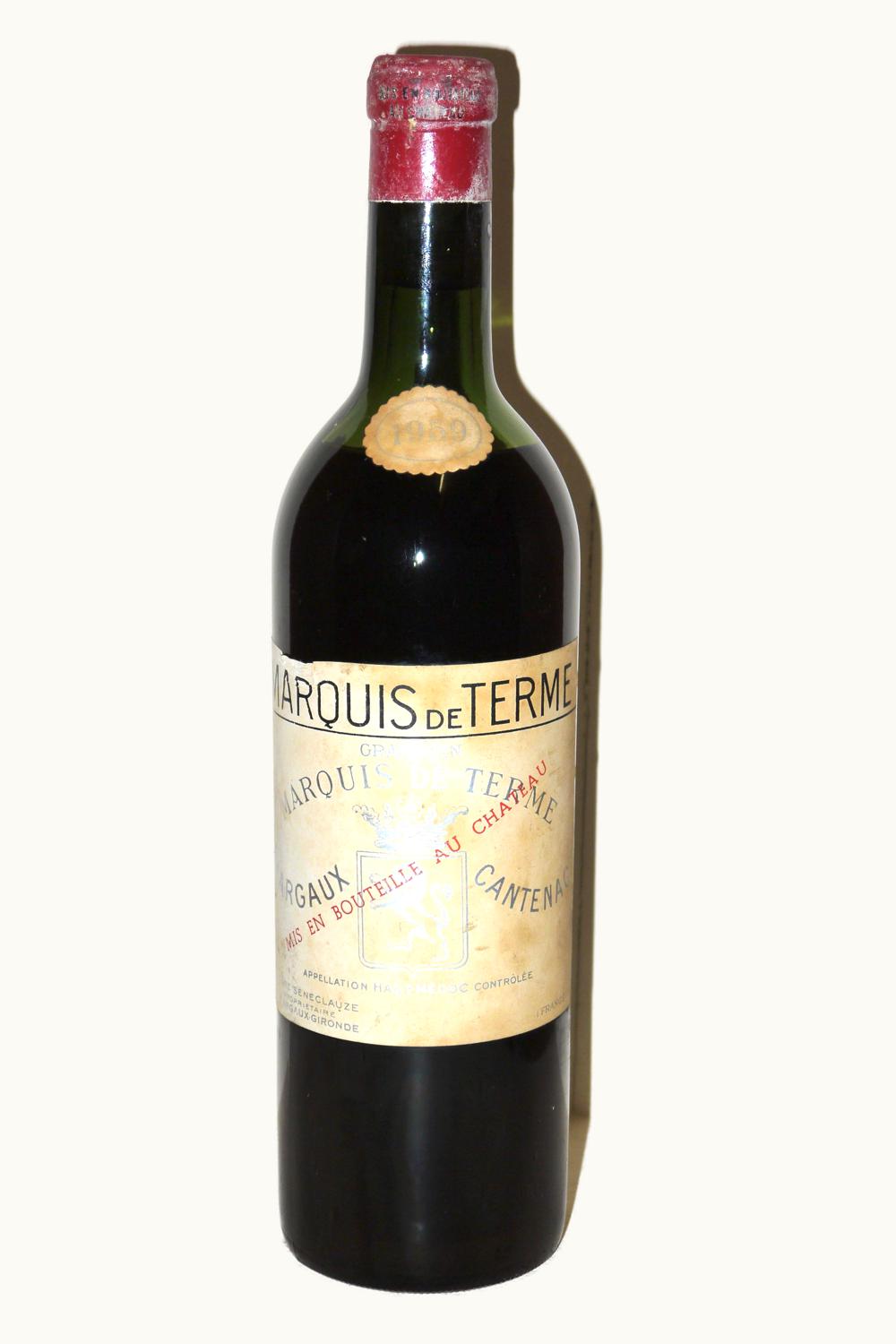 Château Marquis de Terme Château Marquis de Terme Margaux, Médoc, Bordeaux, France, 1950