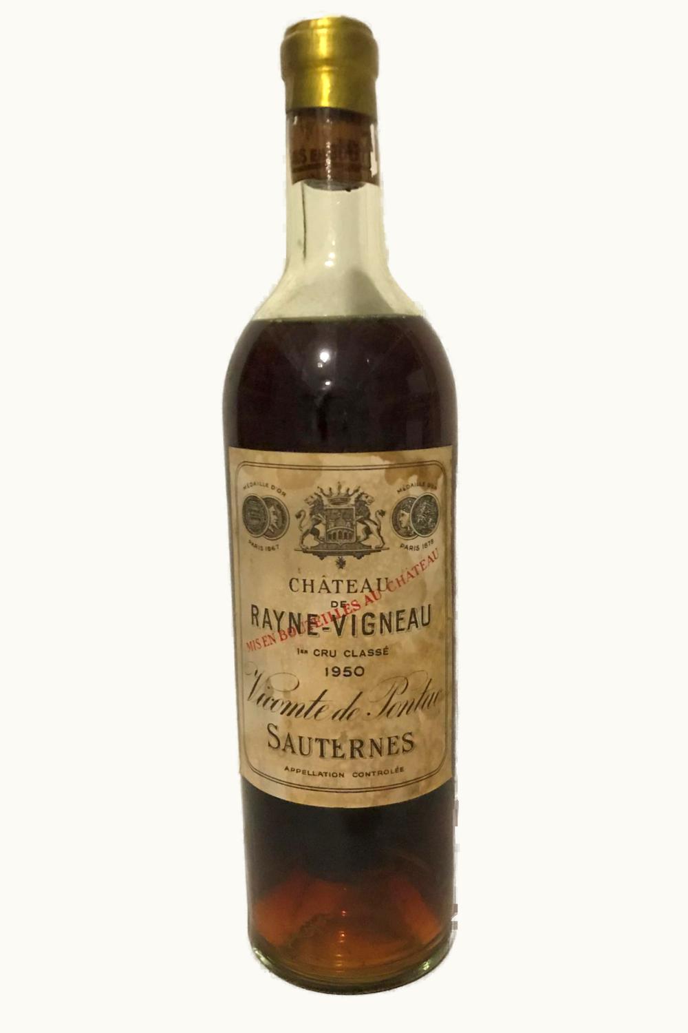 Château de Rayne Vigneau Château de Rayne Vigneau Sauternes, Bordeaux, France, 1950