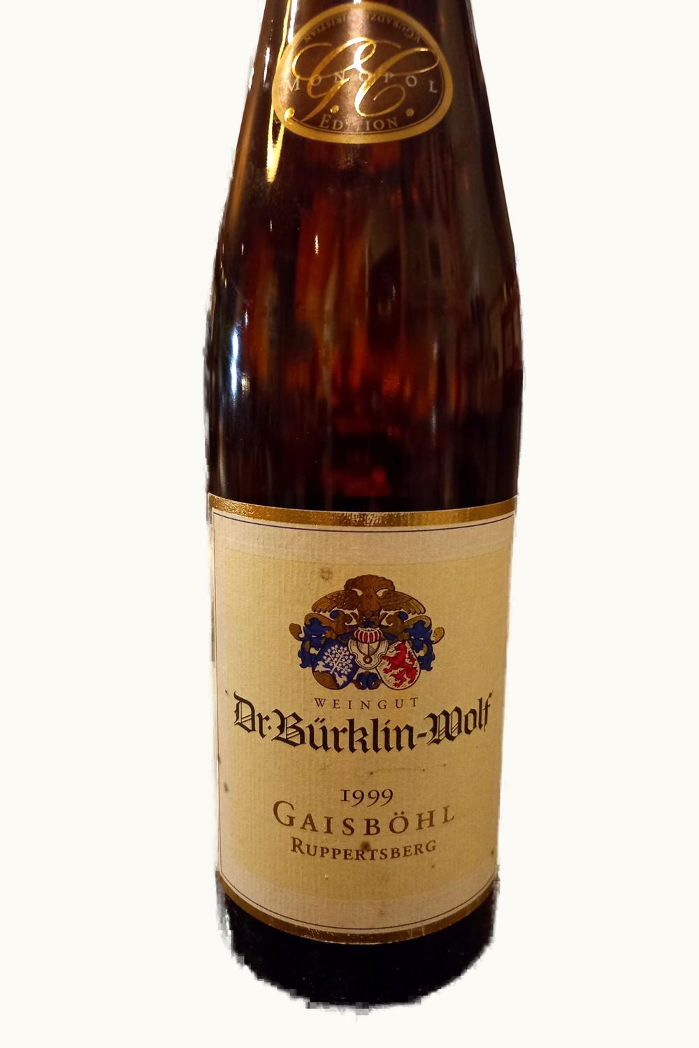 Dr. Bürklin-Wolf Dr. Bürklin-Wolf Gaisböhl G.C. Riesling Ruppertsberg, Pfalz, Germany, 1950