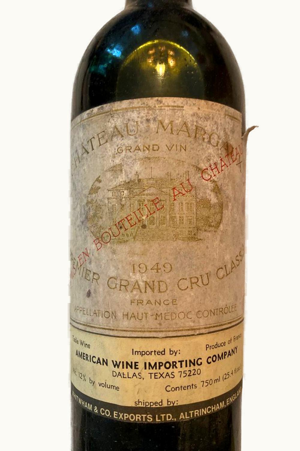 Château Margaux Médoc, Bordeaux, France, 1949