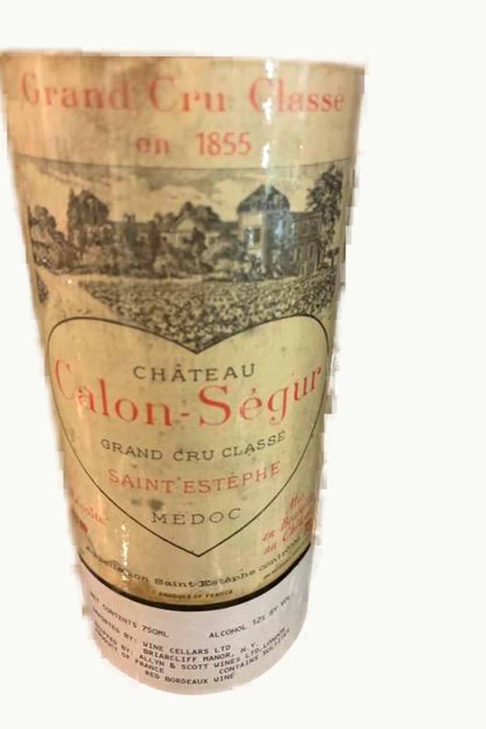 Château Calon-Ségur Château Calon-Ségur St. Estèphe, Médoc, Bordeaux, France, 1949