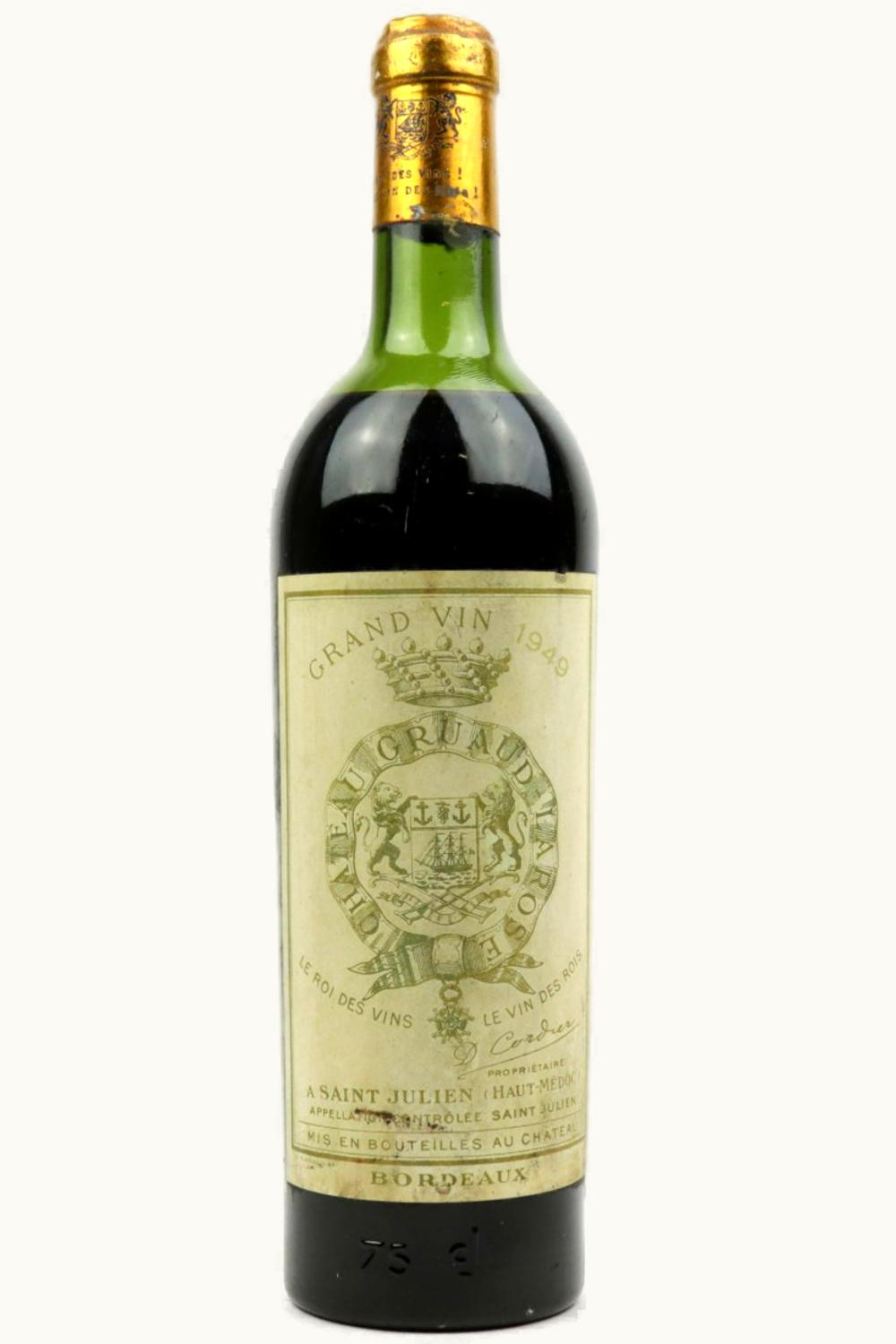 Château Gruaud-Larose Château Gruaud-Larose St. Julien, Médoc, Bordeaux, France, 1949