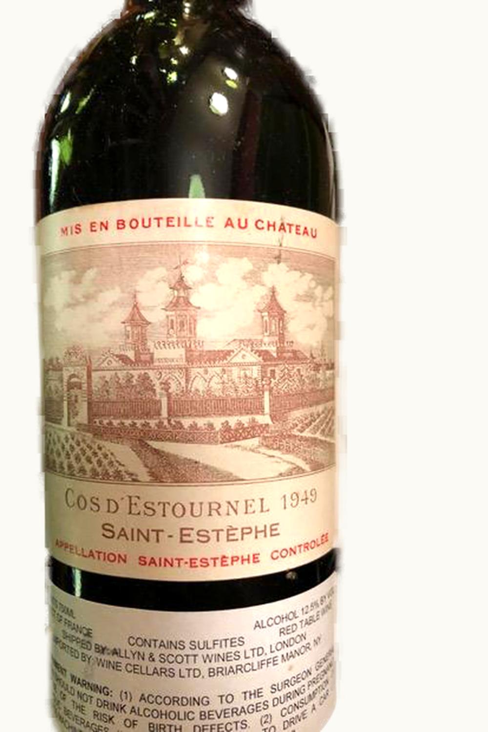 Château Cos d'Estournel Château Cos d'Estournel St. Estèphe, Médoc, Bordeaux, France, 1949