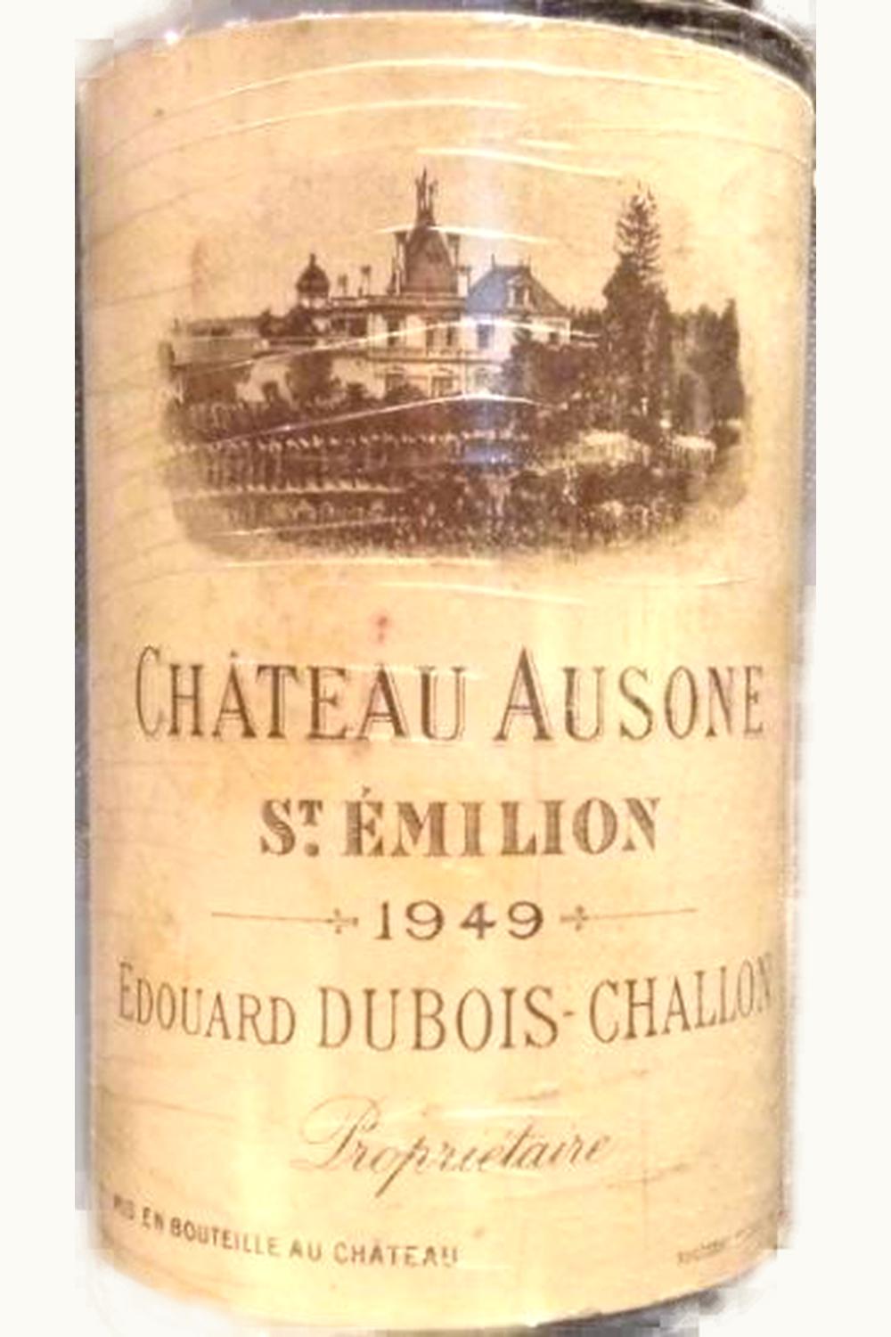 Château Ausone Château Ausone St. Émilion, Bordeaux, France, 1949