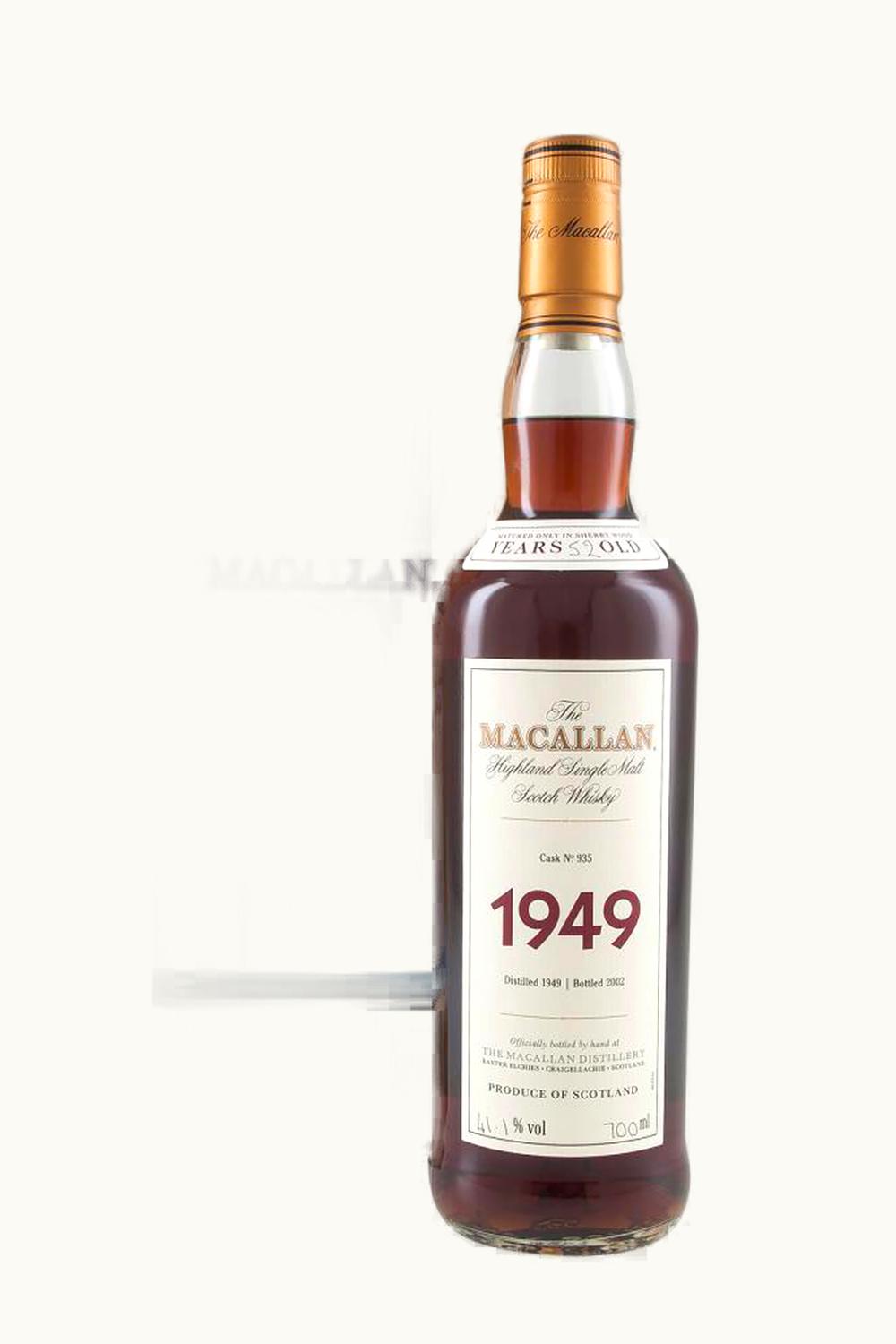 The Macallan The Macallan Fine & Rare Vintage Single Malt Scotch Whisky, Speyside, Highlands, Scotland, 1949