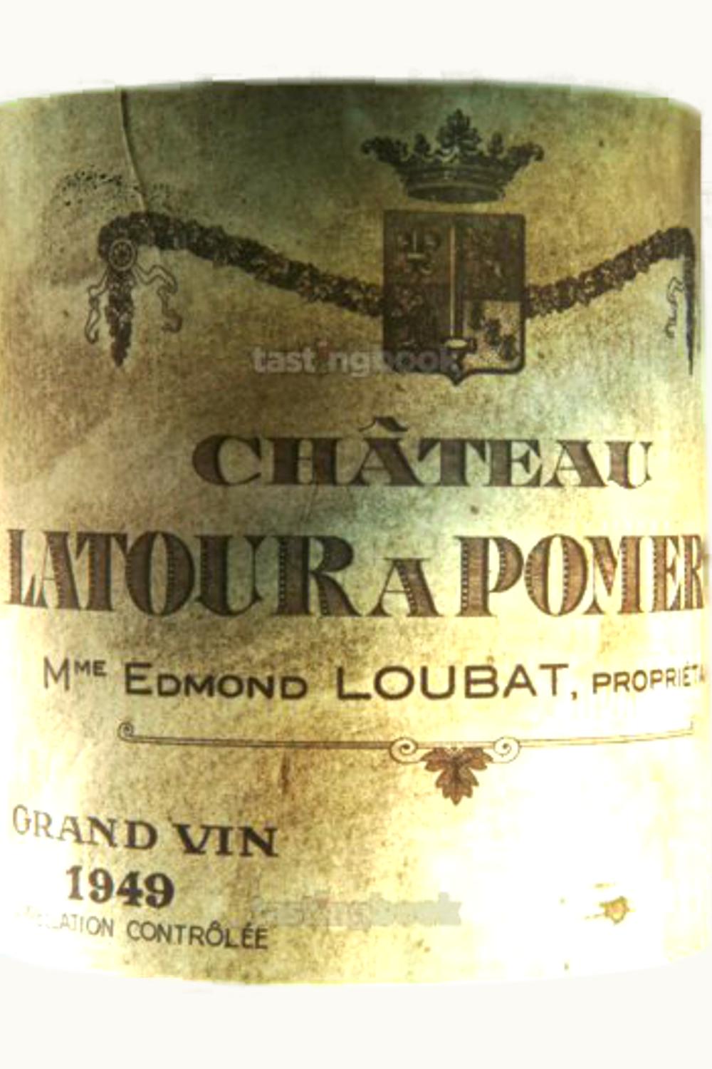 Château Latour à Pomerol Château Latour à Pomerol Bordeaux, 1949