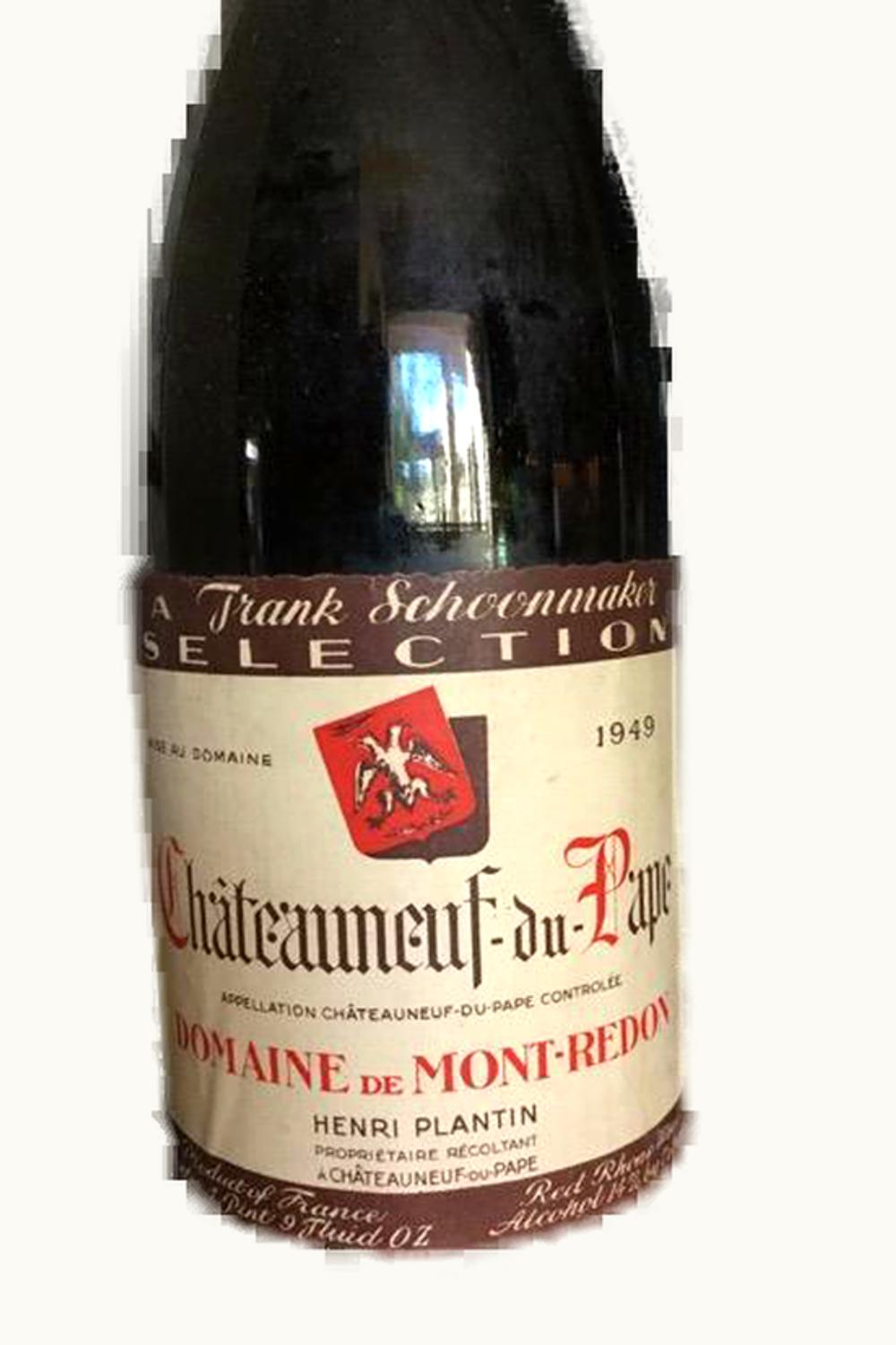 Château Mont-Redon Château Mont-Redon Châteauneuf-du-Pape Rhône, 1949