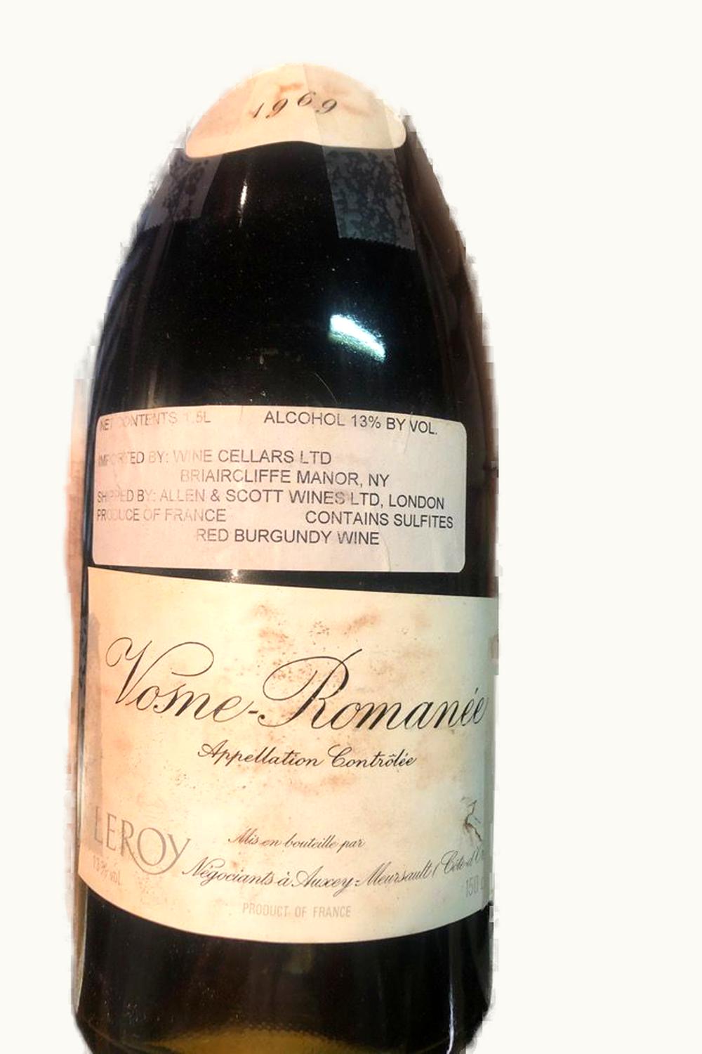 Domaine Leroy Domaine Leroy Vosne-Romanée Côte de Nuits Burgundy, 1949