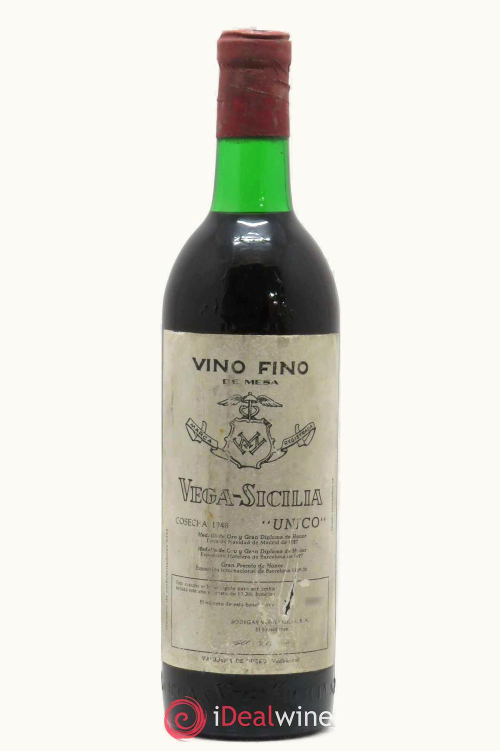 Vega Sicilia Vega Sicilia Unico Gran Reserva Ribera del Duero, 1948