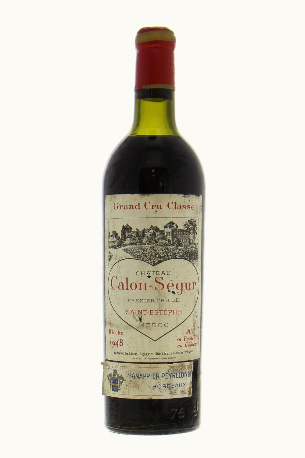 Château Calon-Ségur Château Calon-Ségur St-Estèphe Médoc Bordeaux, 1948