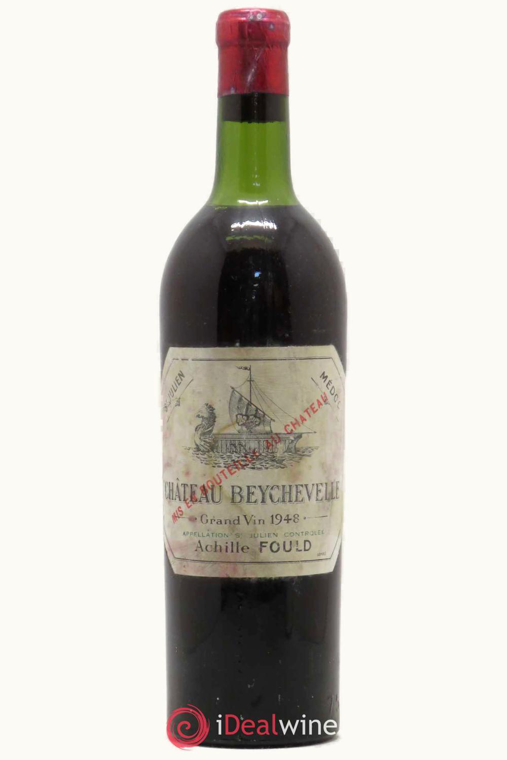 Château Beychevelle Château Beychevelle St-Julien Médoc Bordeaux, 1948