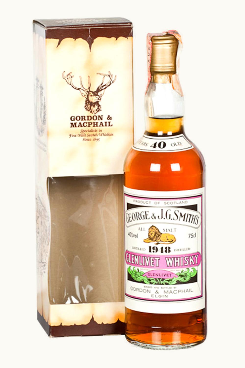 Gordon & MacPhail Gordon & MacPhail George & J.G. Smith's Glenlivet Vintage Single Malt Scotch Whisky, 1948