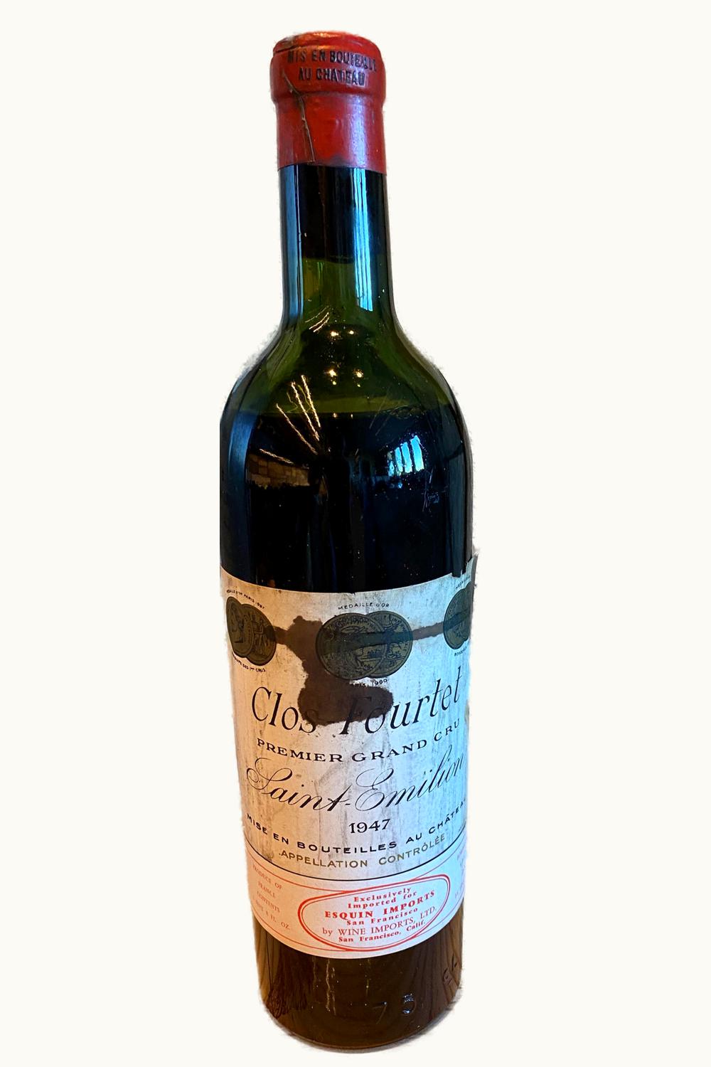 Château Clos Fourtet Clos Fourtet St. Émilion Grand Cru, 1947