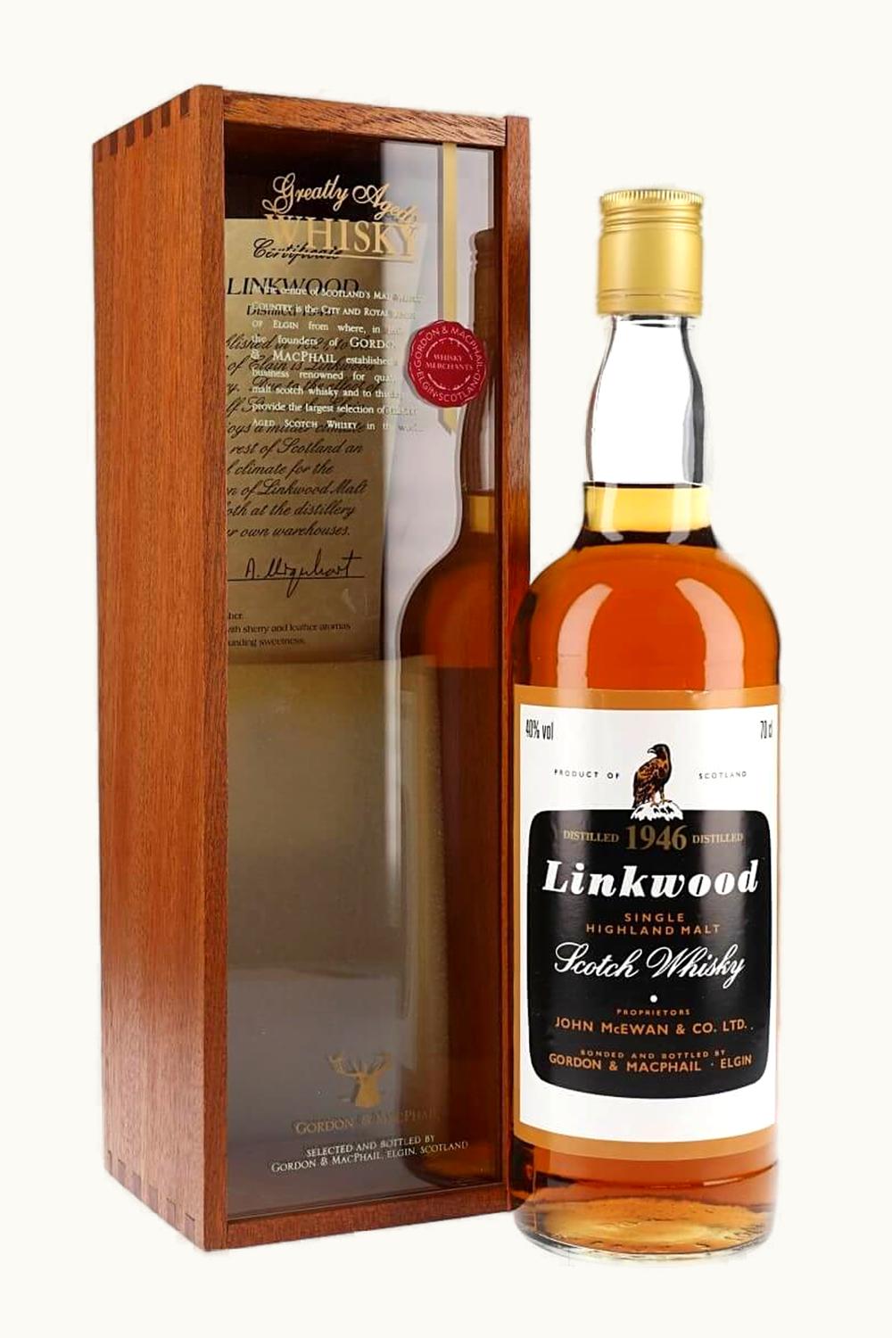 Gordon & MacPhail Linkwood Vintage Single Malt Scotch Whisky, 1946