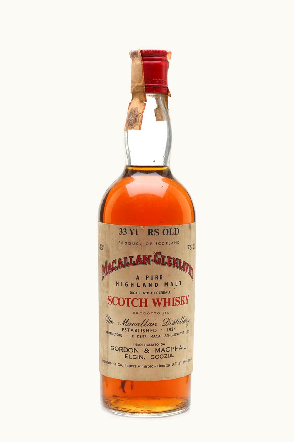 Gordon & MacPhail Macallan-Glenlivet 33 Year Old Pure Malt, 1946