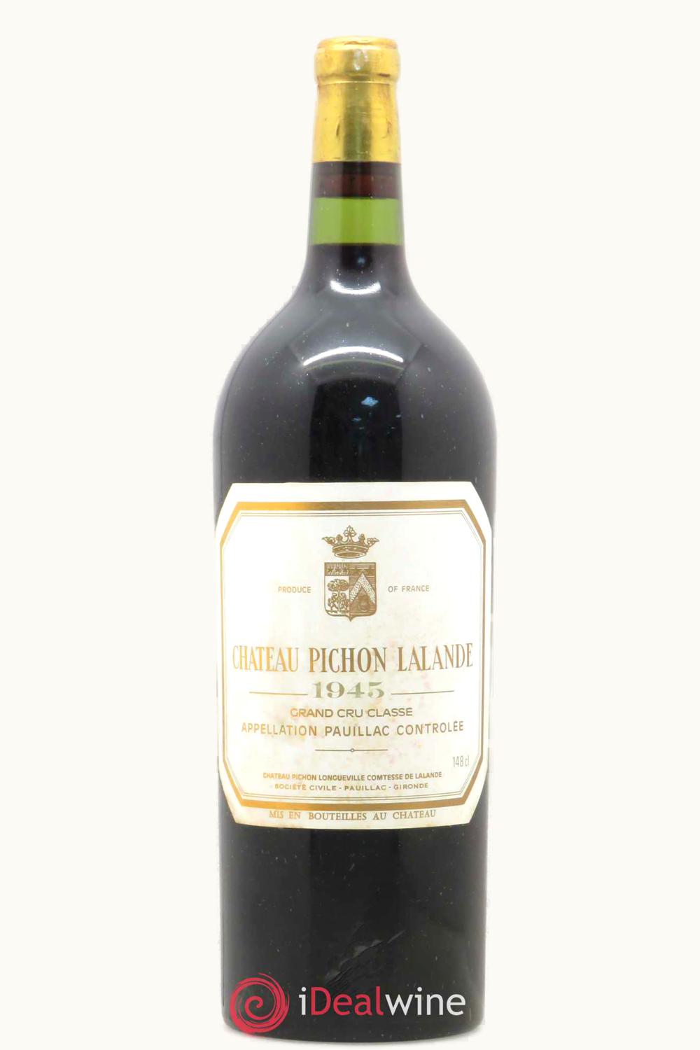 Château Pichon Longueville Comtesse de Lalande, 1945