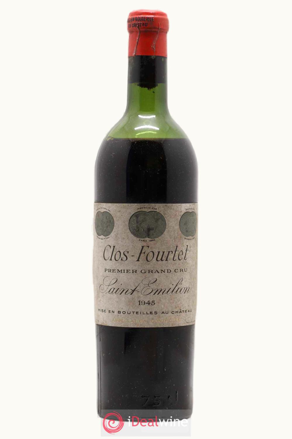 Château Clos Fourtet Château Clos Fourtet St-Émilion Grand Cru, 1945